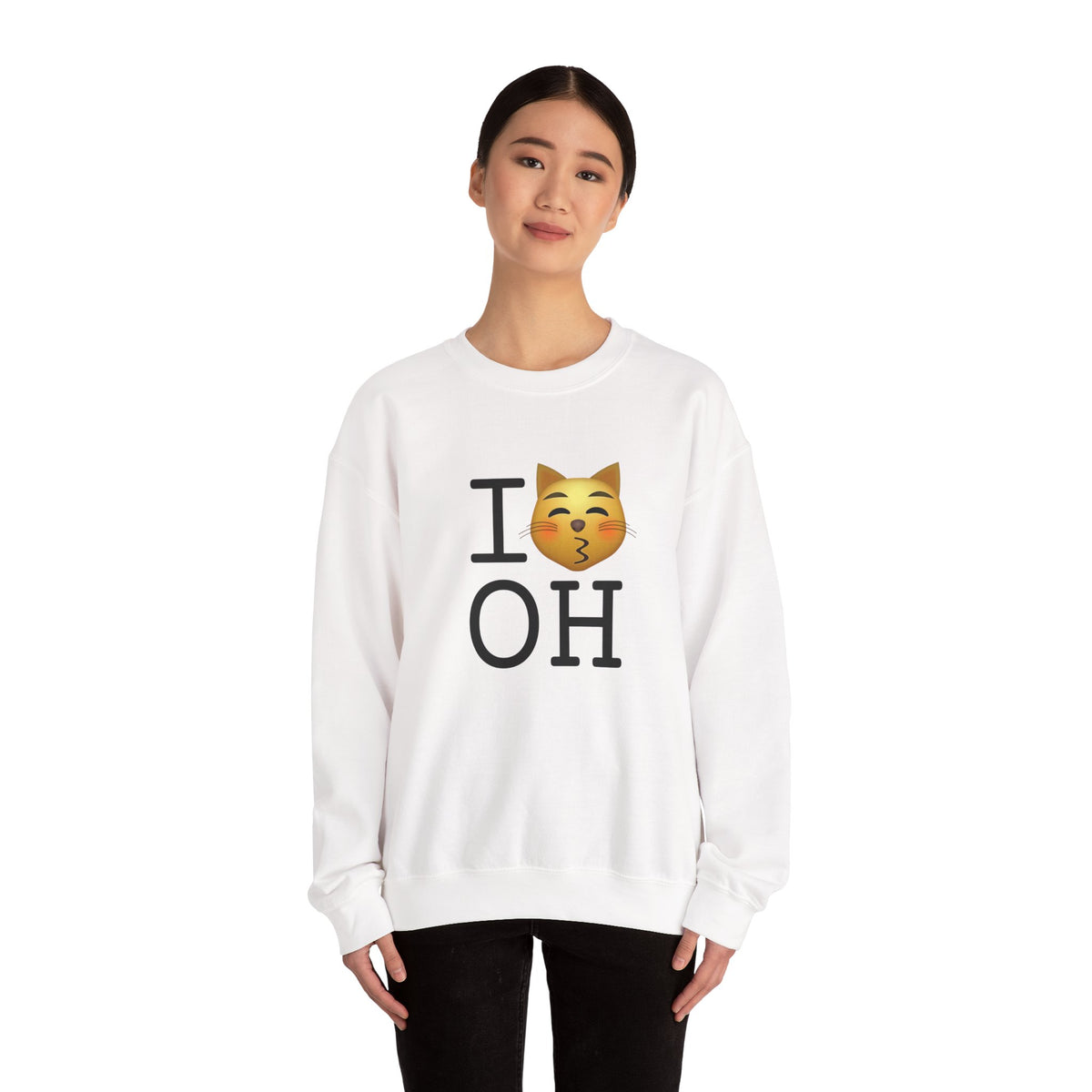 "I'm a Kissing Cat toward Ohio" Sweatshirt