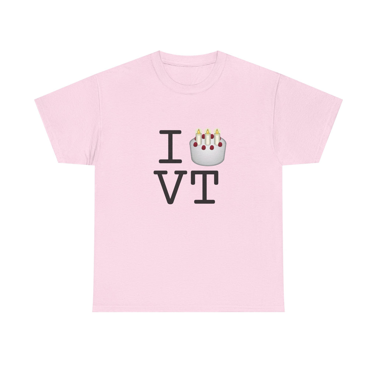 "I Birthday Cake Vermont" Tee