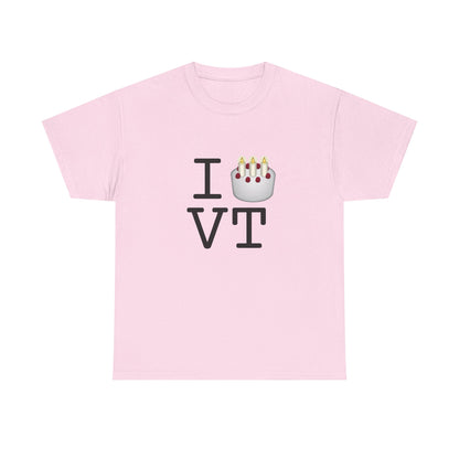 "I Birthday Cake Vermont" Tee
