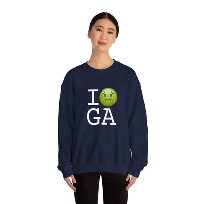 "I'm Nauseous about Georgia" Sweatshirt