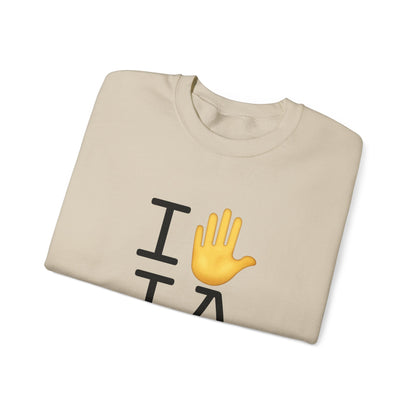 "I Stop (Raised Hand) Iowa" Sweatshirt