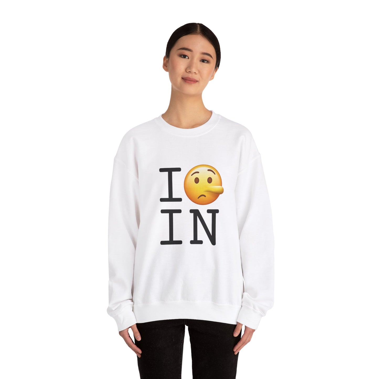 "I Lie about Indiana" Sweatshirt