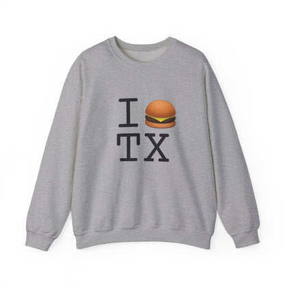 "I Cheeseburger Texas" Sweatshirt