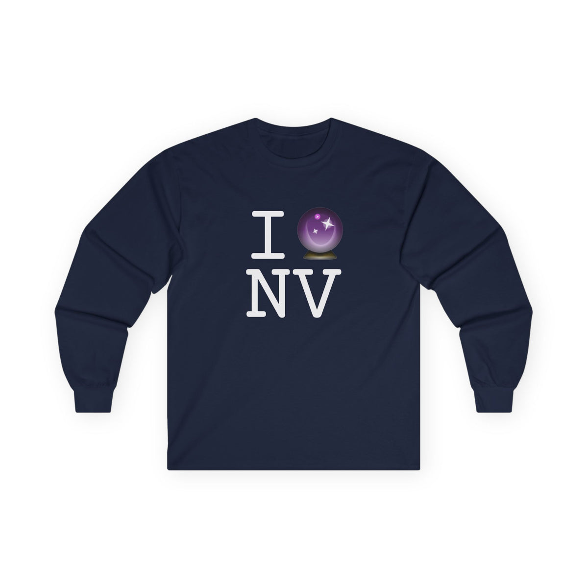 "I Predict the Future (Crystal Ball) of Nevada" Long Sleeve Shirt