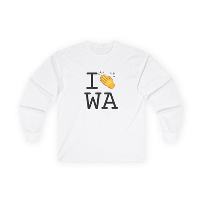 "I Applaud Washington" Long Sleeve Shirt