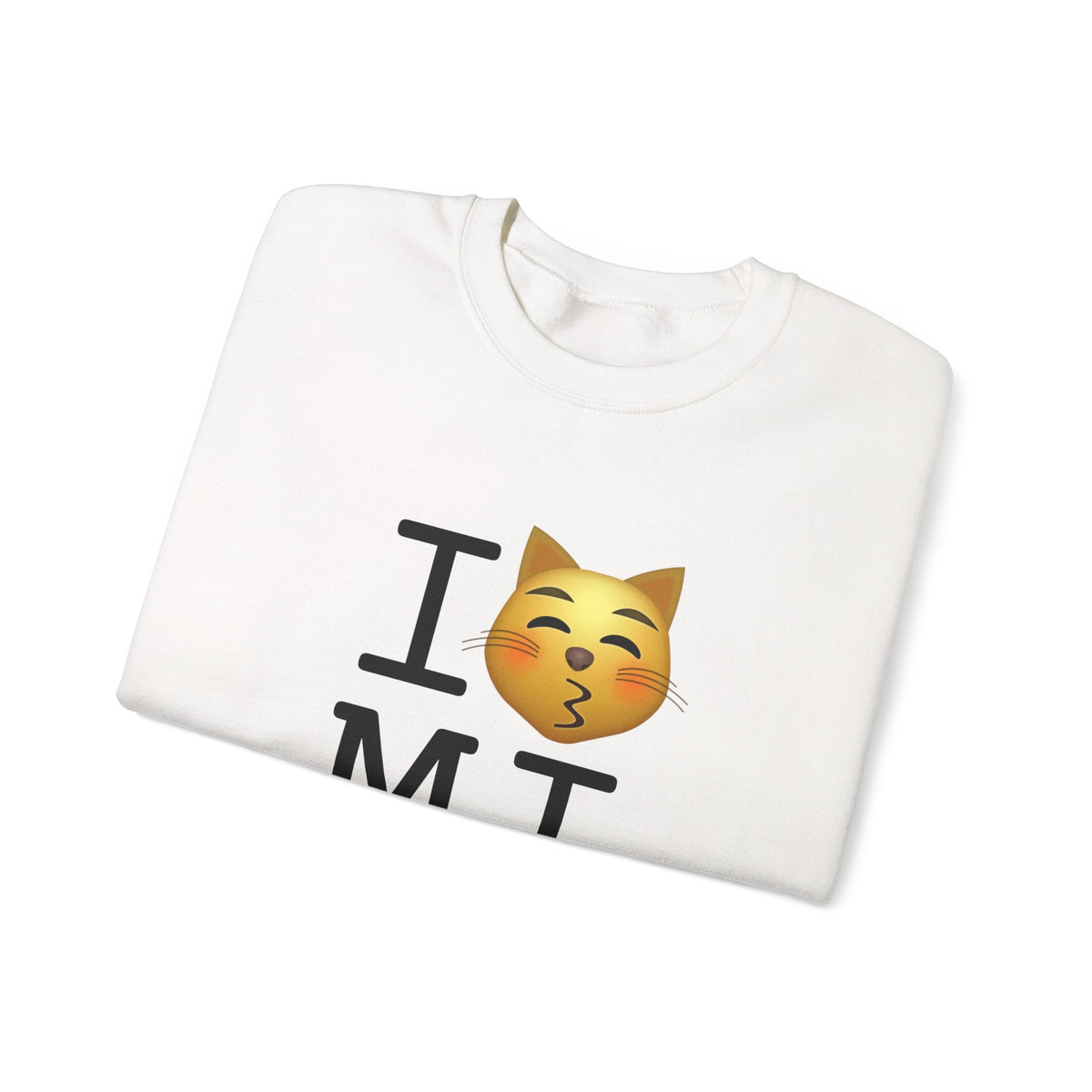 "I'm a Kissing Cat toward Michigan" Sweatshirt