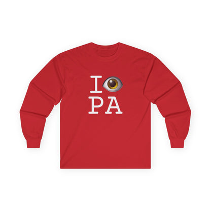"I See (Eye) Pennsylvania" Long Sleeve Shirt