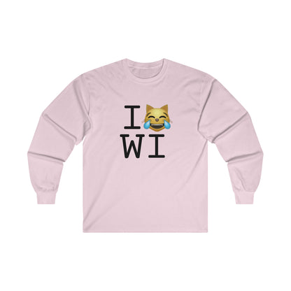 "I'm Laughing like a Cat at Wisconsin" Long Sleeve Shirt