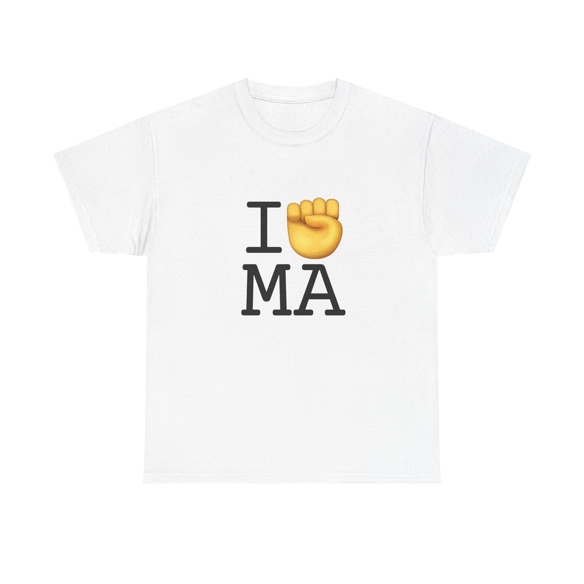 "I Raise my Fist with Massachusetts" Tee