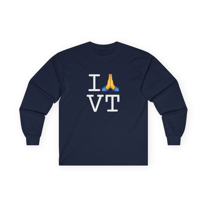 "I Pray for Vermont" Long Sleeve Shirt