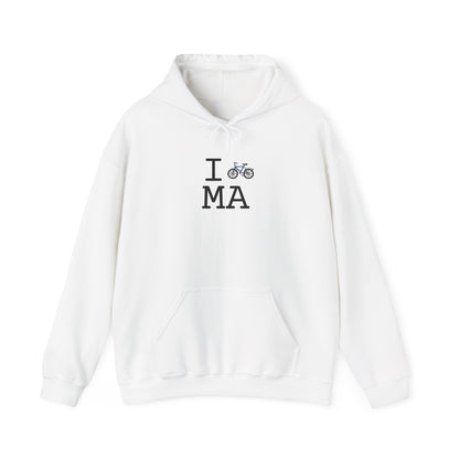 "I Bicycle Massachusetts" Hoodie