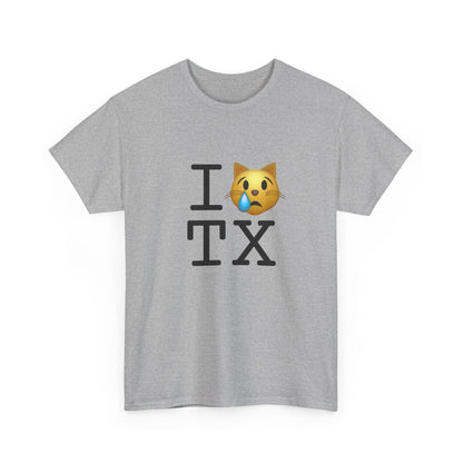 "I'm a Crying Cat about Texas" Tee