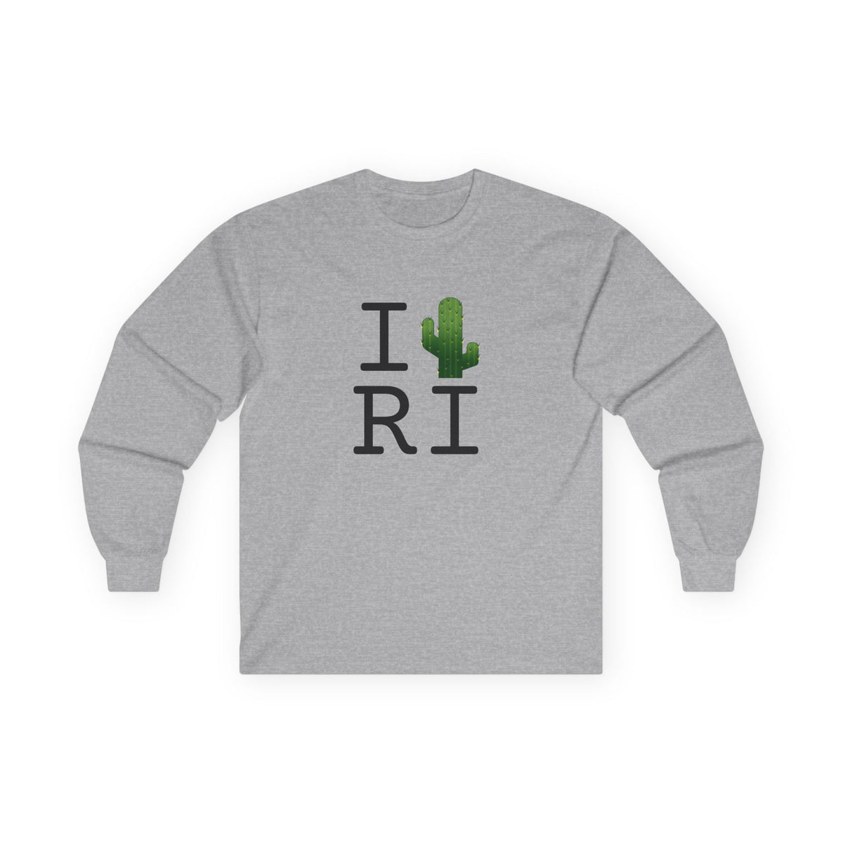 "I Cactus Rhode Island" Long Sleeve Shirt
