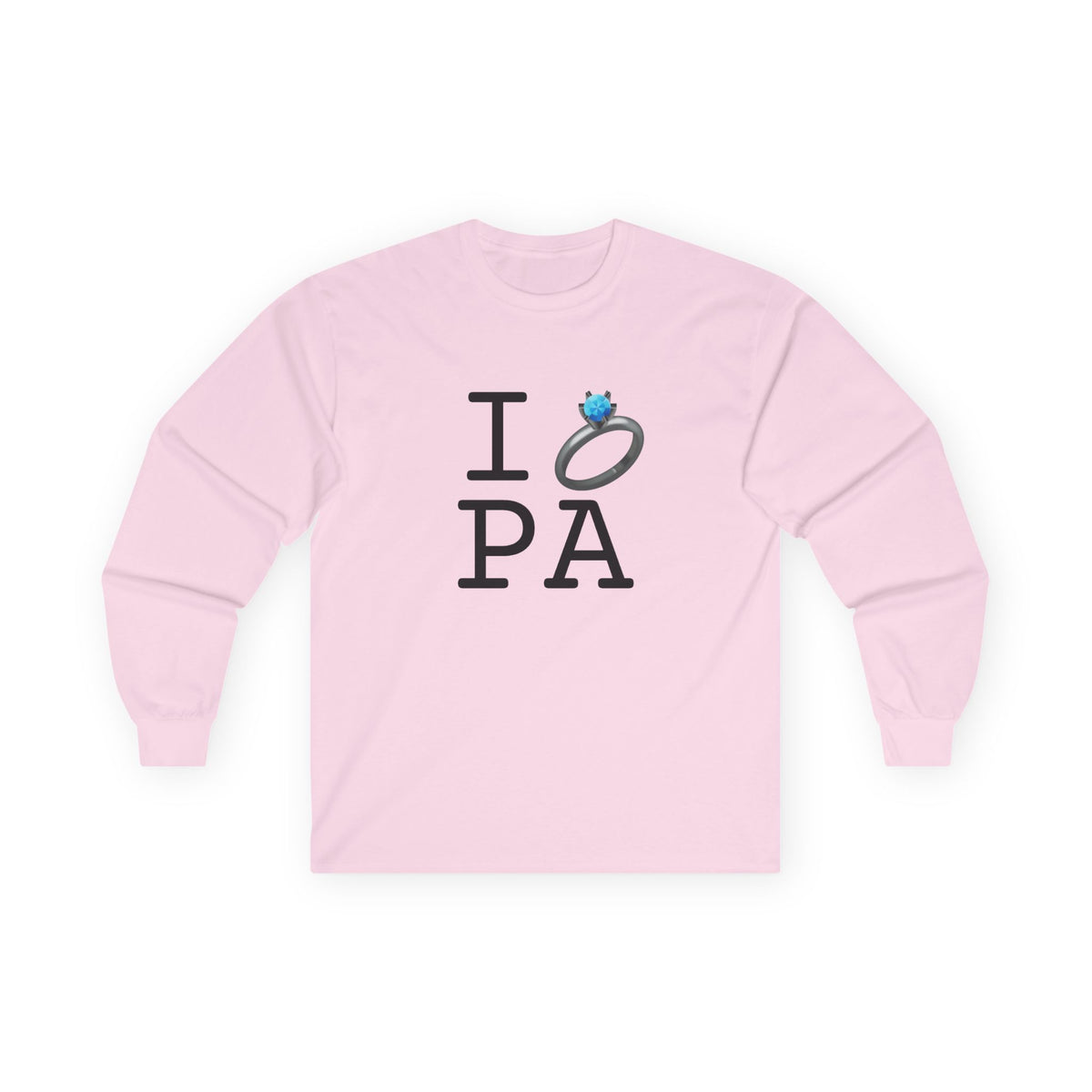 "I'm Married to (Diamond Ring) Pennsylvania" Long Sleeve Shirt