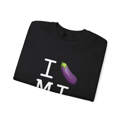 "I Eggplant Michigan" Sweatshirt