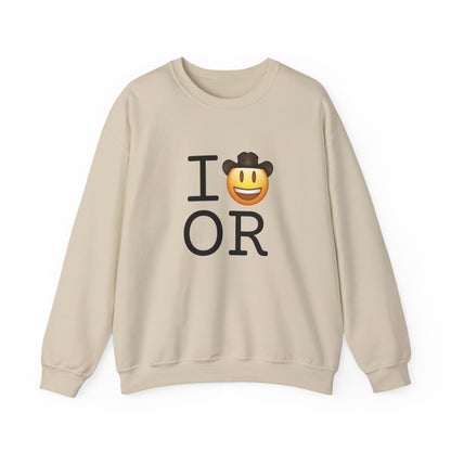 "I'm a Cowboy or Cowgirl in Oregon" Sweatshirt