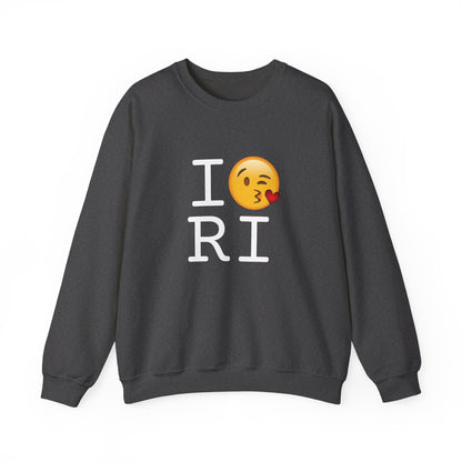 "I Blow a Kiss at Rhode Island" Sweatshirt