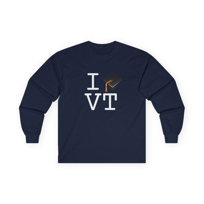 "I Graduate Vermont" Long Sleeve Shirt