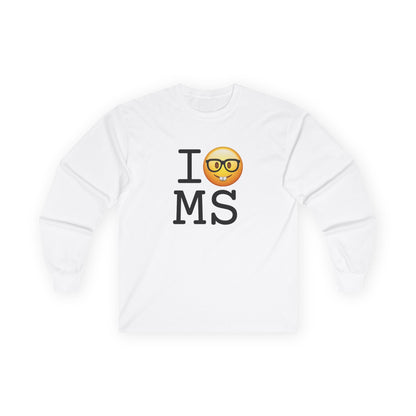 "I'm a Nerd about Mississippi" Long Sleeve Shirt