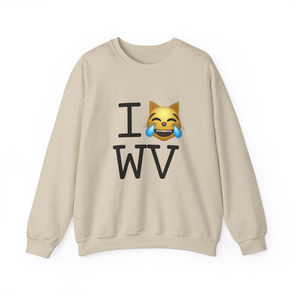 "I'm Laughing like a Cat at West Virginia" Sweatshirt